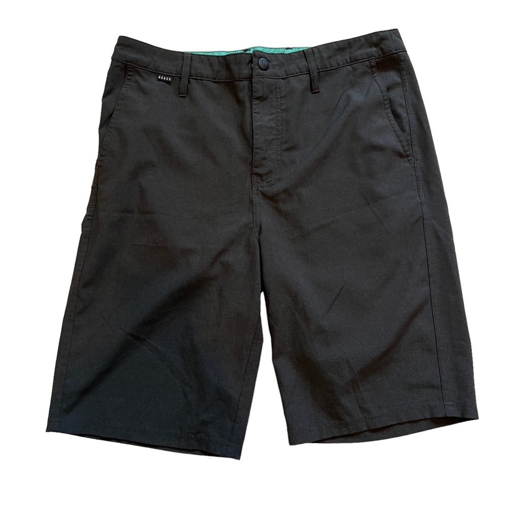Mens Veece Hybrid Boardshort Black Waist 30. N/WOT
